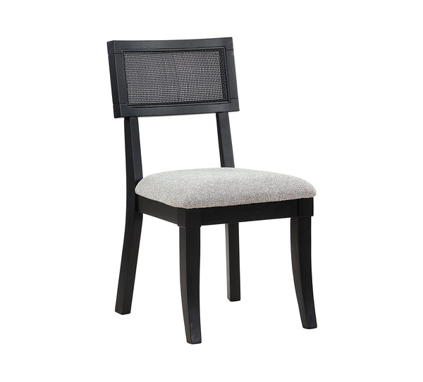 Colvin Black Cane Side Chair