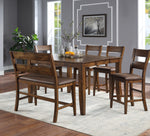 Mango Pub Brown Counter Height Bench