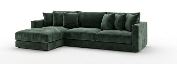 Remington 3 Piece Sectional with Left Arm Facing Chaise