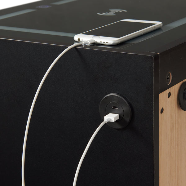 Mesita de noche electrónica Rio Black