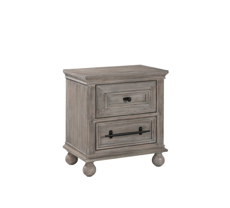 Hyde Park Dark 2 Drawer Nightstand