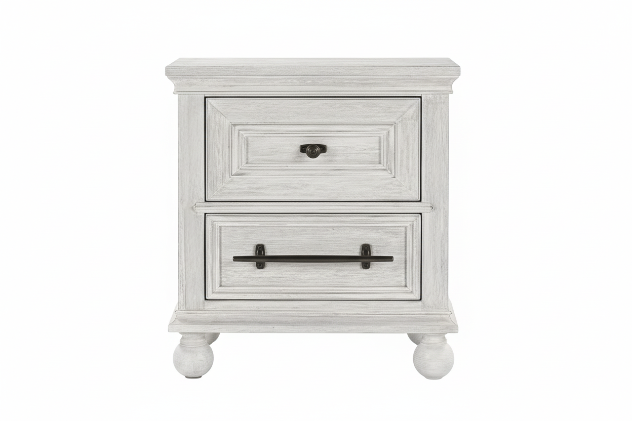 Hyde Park Light 2 Drawer Nightstand