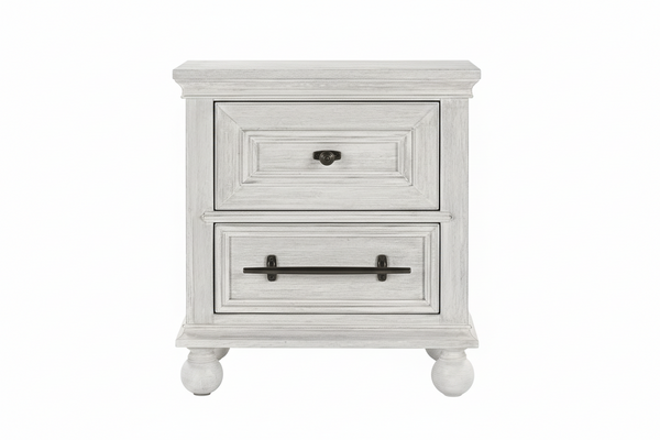 Hyde Park Light 2 Drawer Nightstand