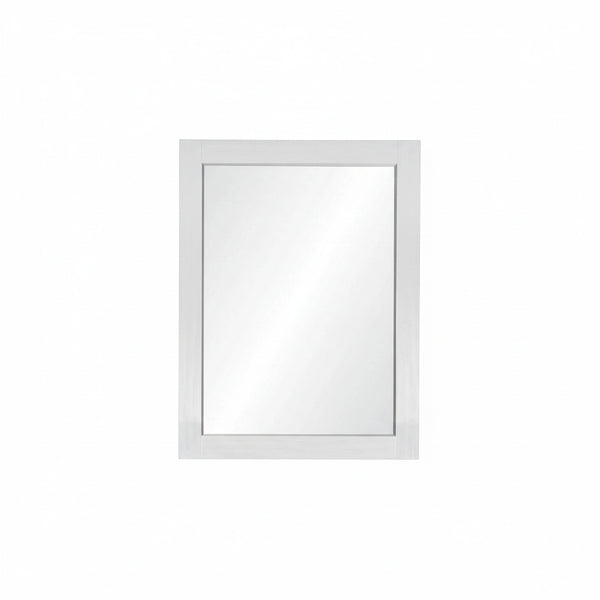 Performa White II Landscape Mirror