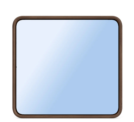 Delia Walnut Landscape Mirror