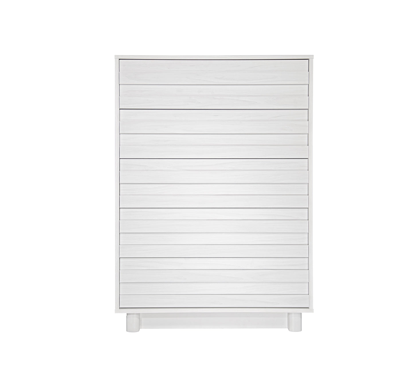 Performa White II 5 Drawer Chest
