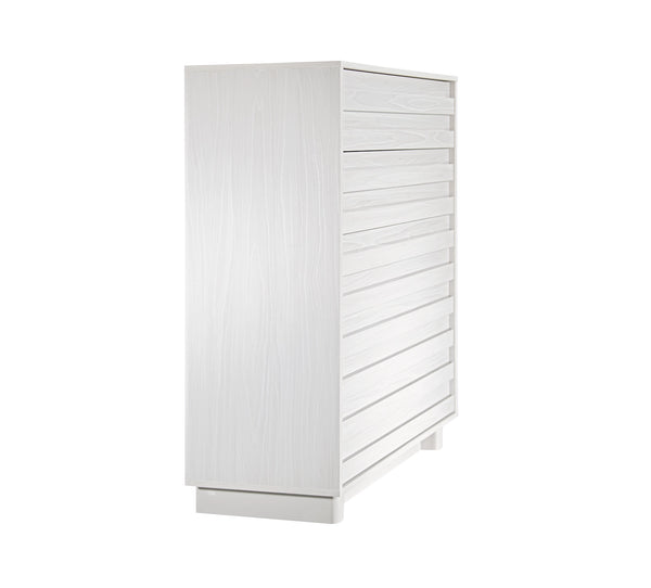 Performa White II 5 Drawer Chest