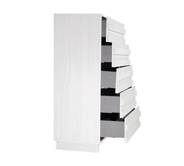 Performa White II 5 Drawer Chest