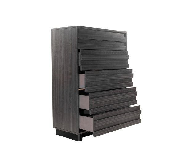 Performa Grey 5 Drawer Chest
