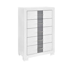 Optimus White 5 Drawer Chest