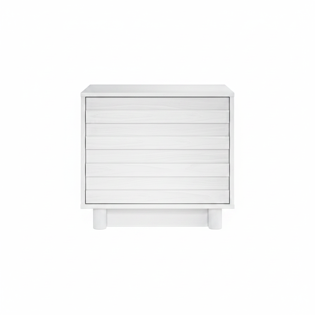Performa White II 2 Drawer Nightstand