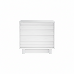 Performa White II 2 Drawer Nightstand