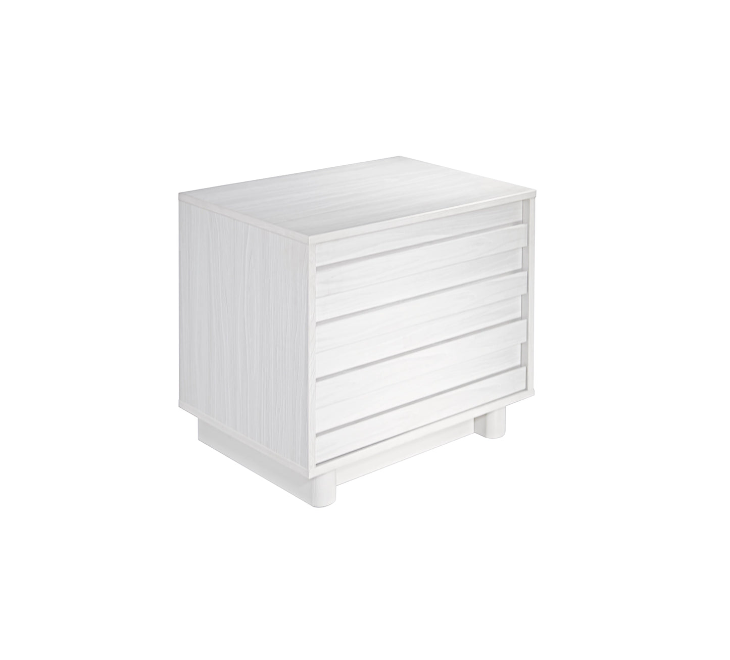 Performa White II 2 Drawer Nightstand