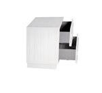 Performa White II 2 Drawer Nightstand