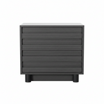 Performa Grey 2 Drawer Nightstand