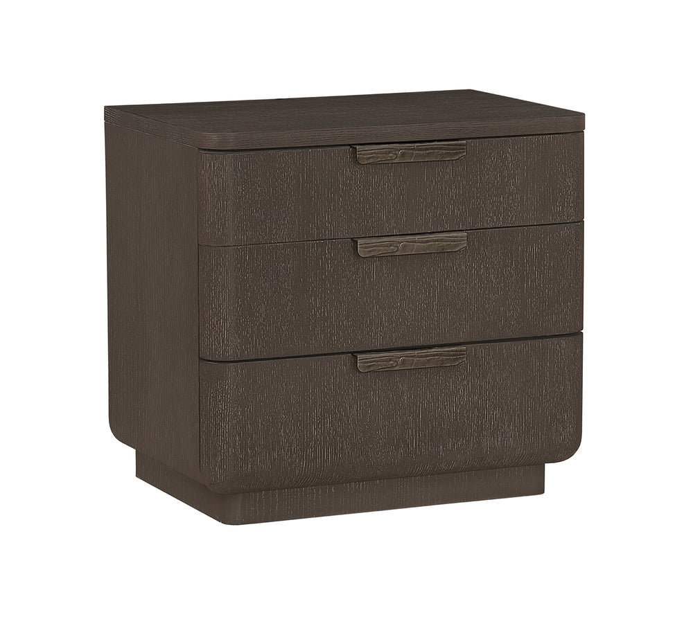 Circa Dark 3 Drawer Nightstand