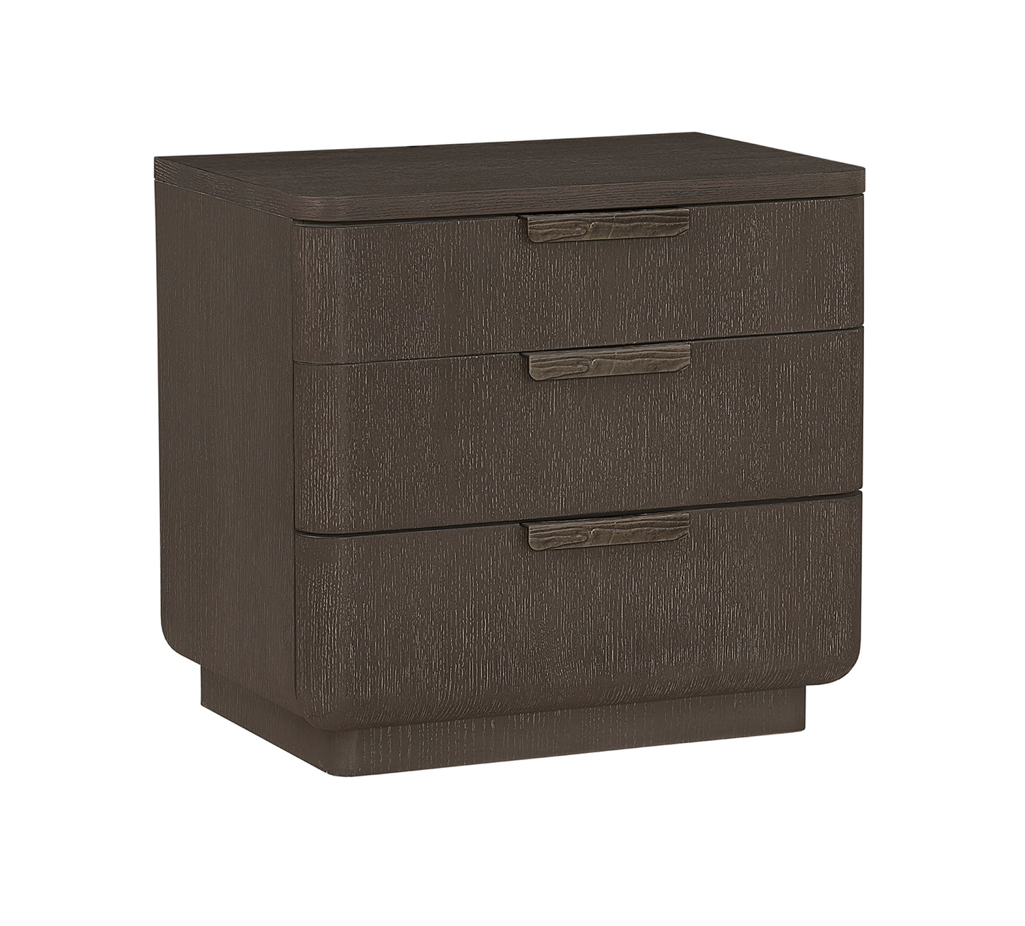 Circa Dark 3 Drawer Nightstand