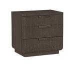 Circa Dark 3 Drawer Nightstand