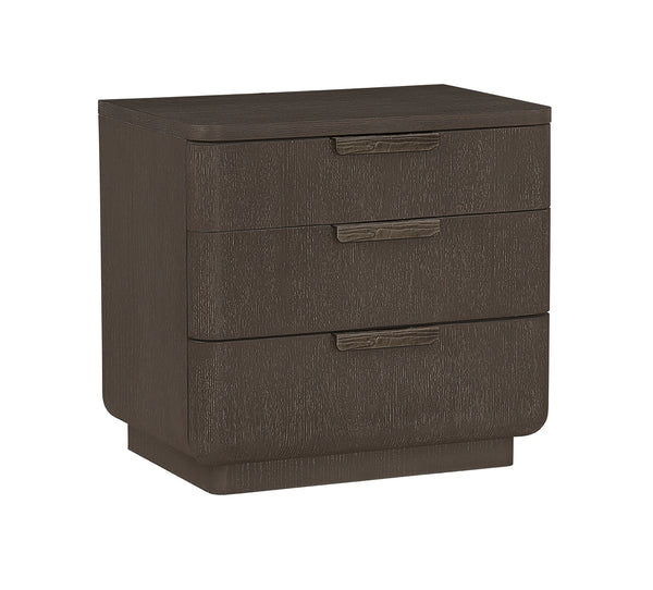 Circa Dark 3 Drawer Nightstand