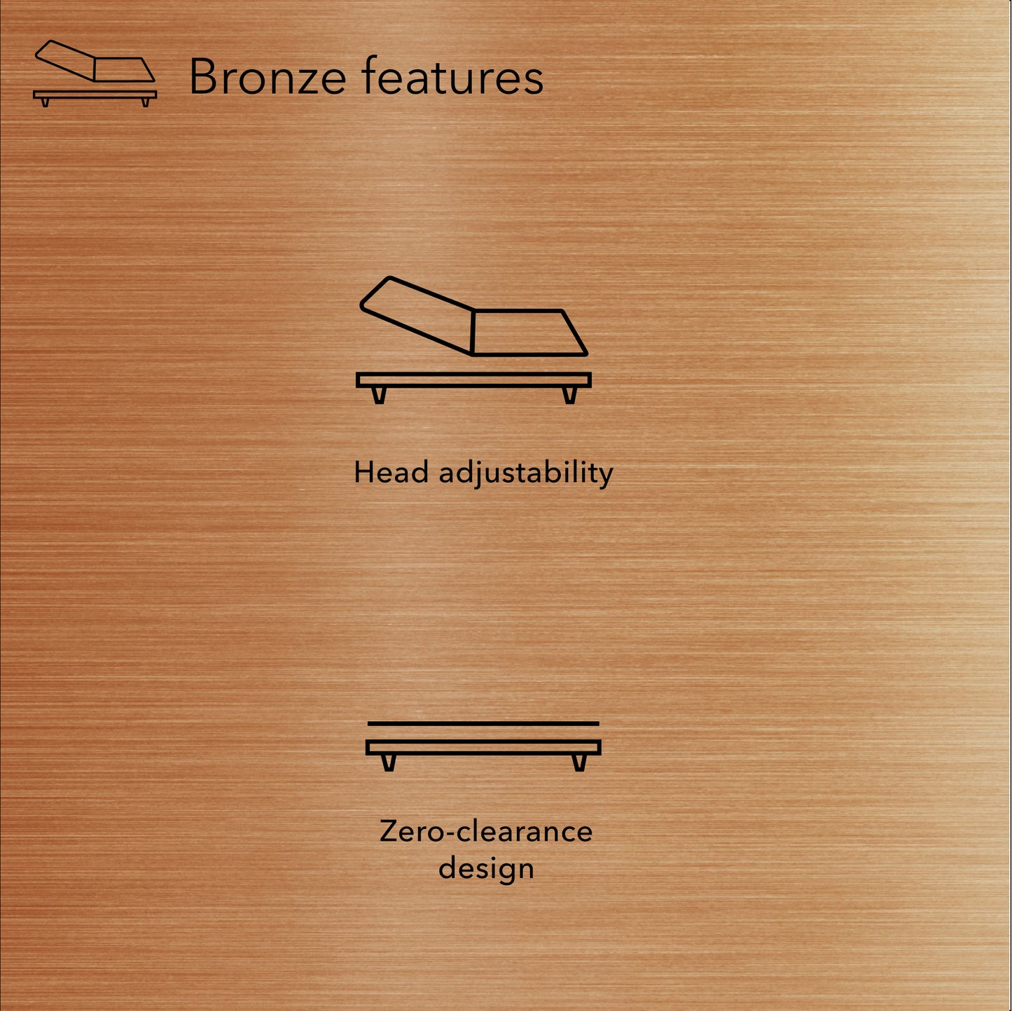 Simmons Baselogic Bronze King Adjustable Base