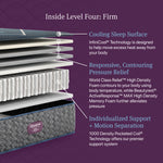 Simmons BeautyRest World Class Level 4 Hybrid Firm Tight Top King Mattress