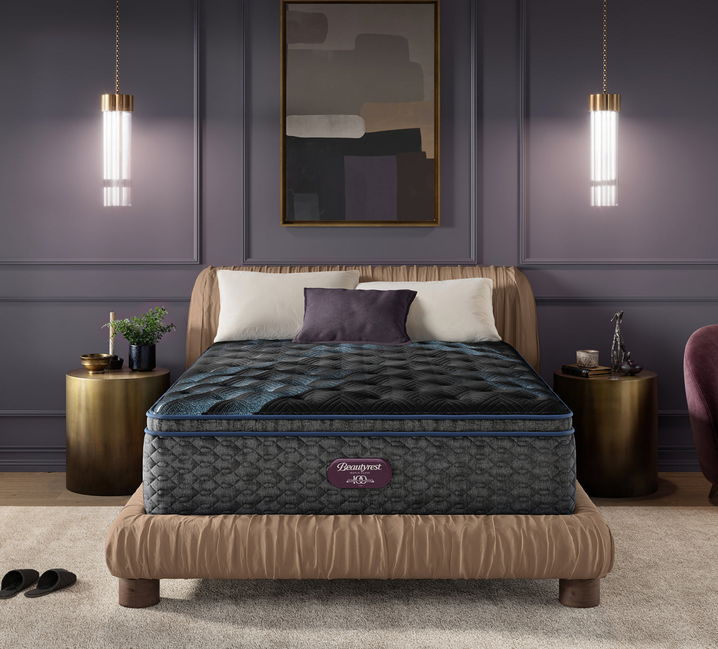 Simmons BeautyRest World Class Level 4 Plush Pillow Top Queen Mattress