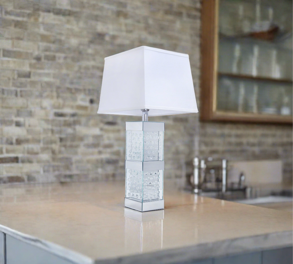 Crystal Mirror table lamp