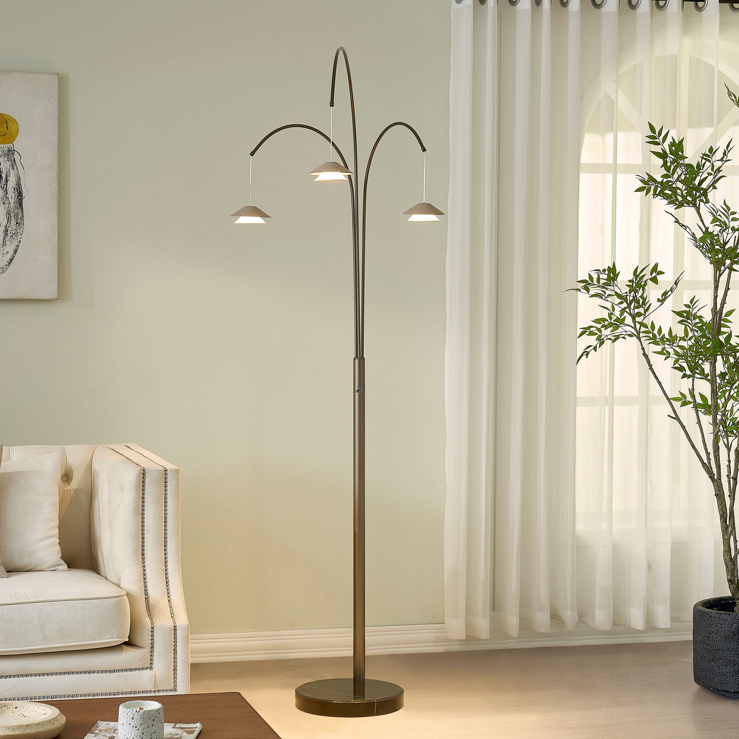 AXIS 3 ARM FLOOR LAMP