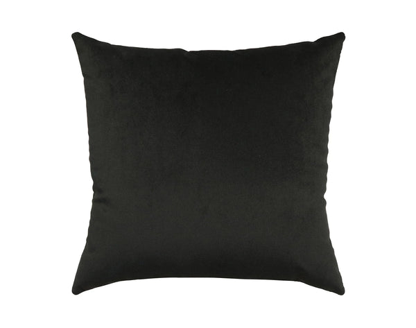 BLACK VELVET PILLOW 20X20