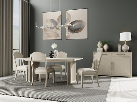 Alexis 5 Piece Rectangular Dining Set with Ladder Back Chairs