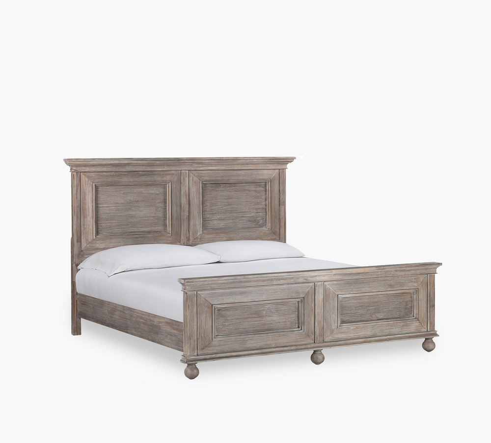 Hyde Park Dark King Panel Bed