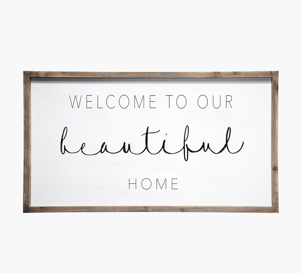 Bienvenido a casa 43 x 23