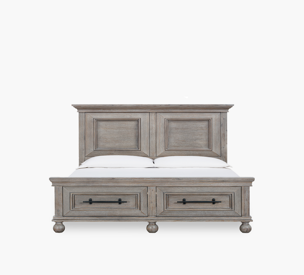 Hyde Park Dark King Storage Bed