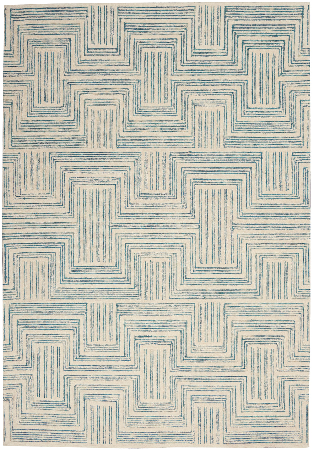 CARIBBEAN TEAL 8X10 RUG