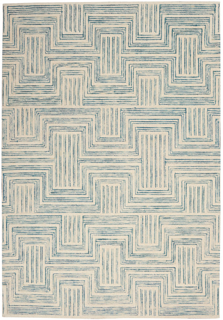 CARIBBEAN TEAL 8X10 RUG