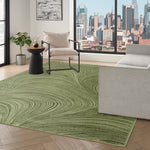 JUNGLE GREEN 8X10 RUG
