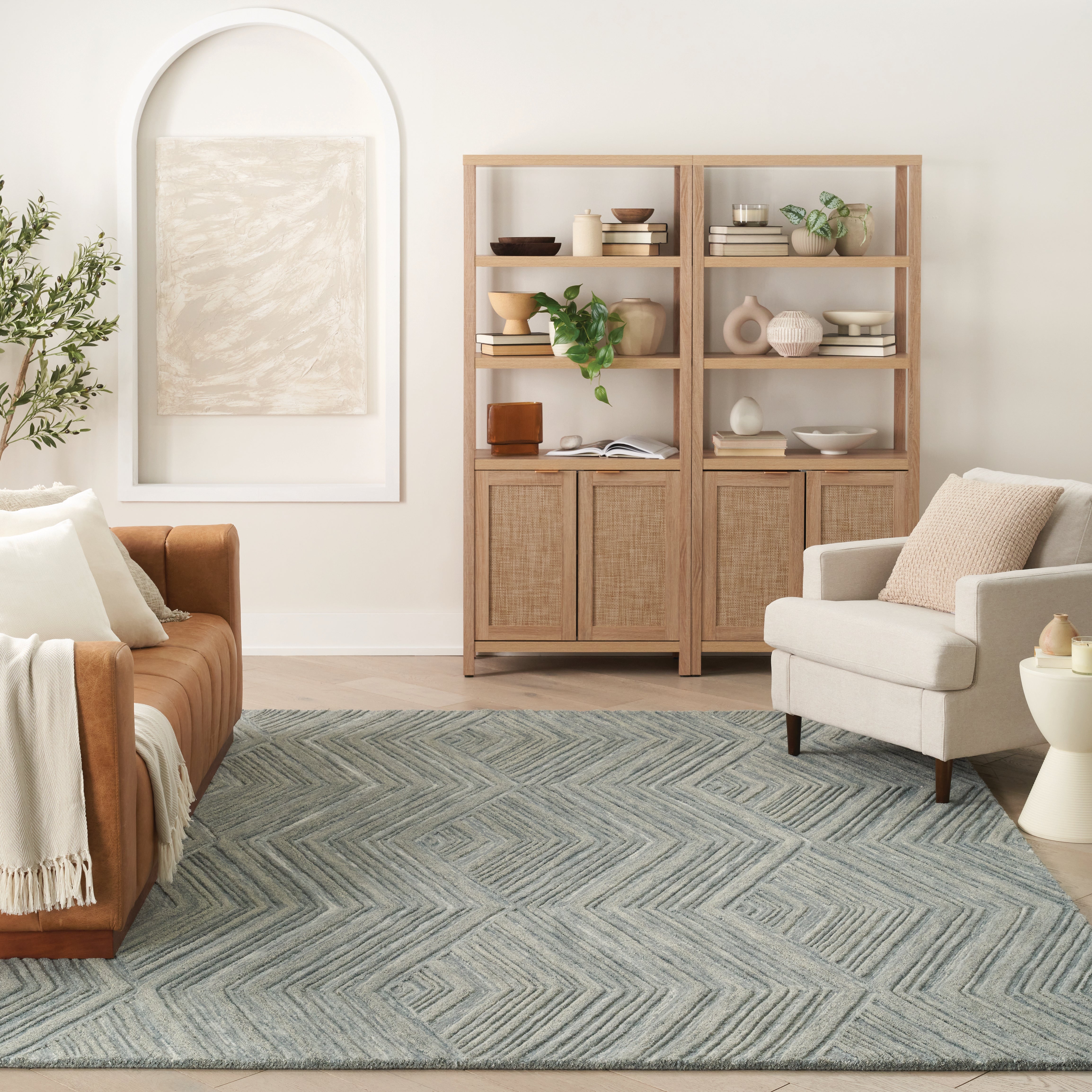 Graceful Blue 5x8 Rug – Kane's Furniture