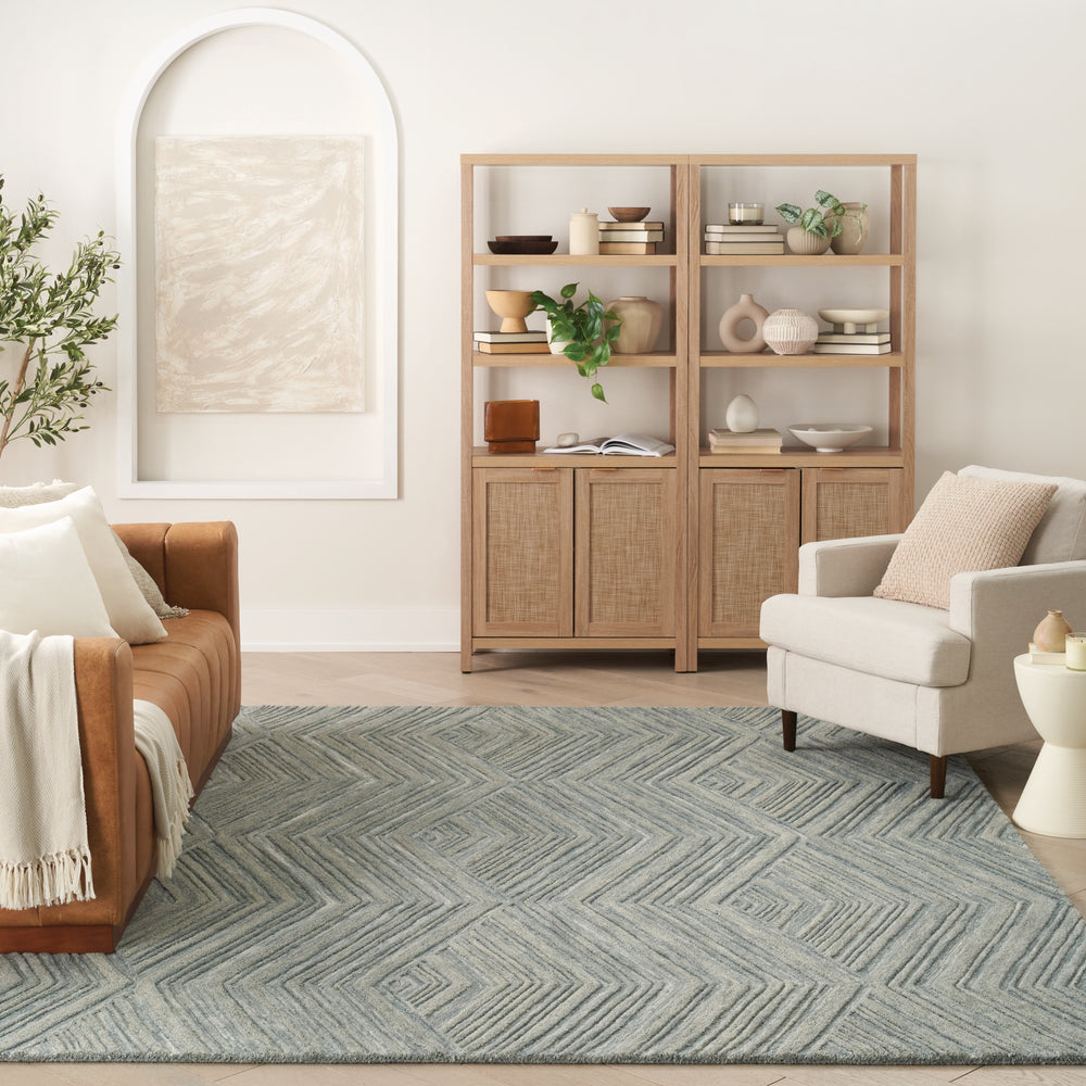 Graceful Blue 5x8 Rug