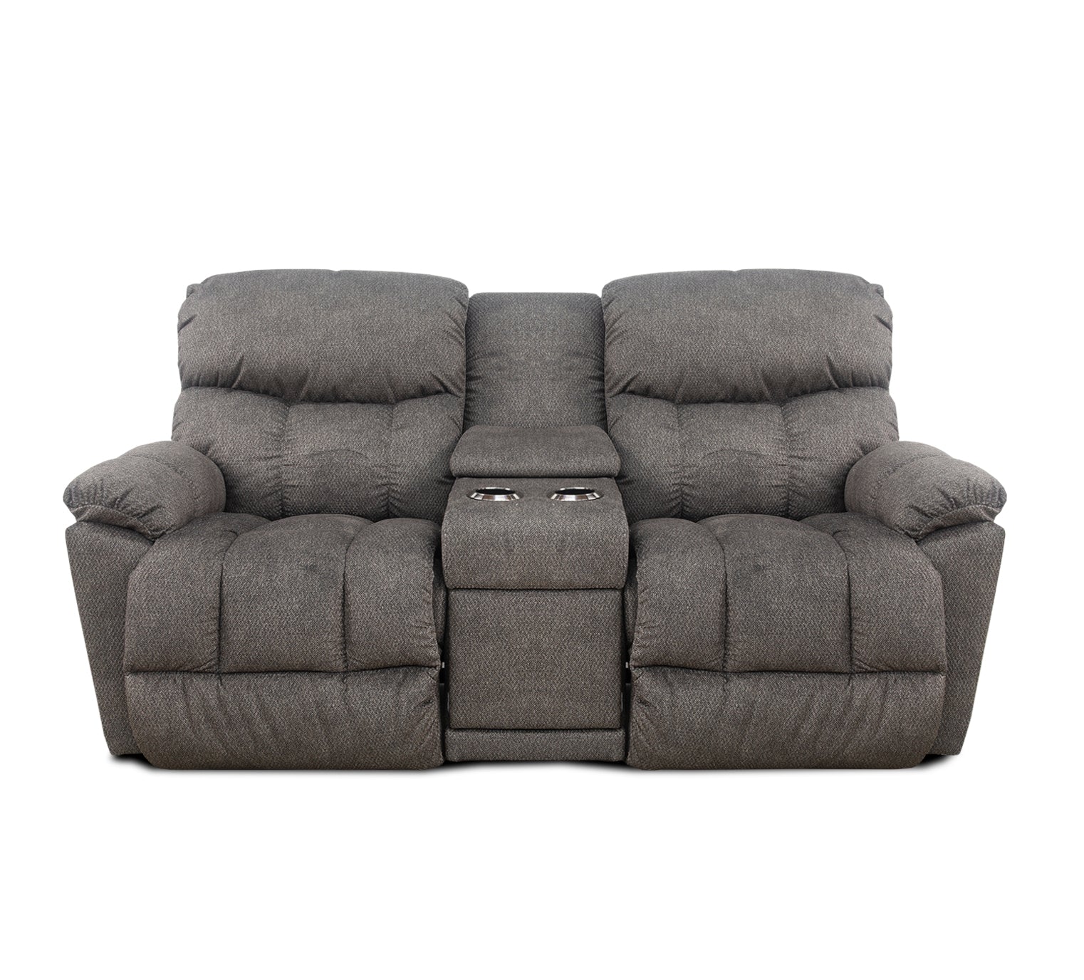 Aaron La-Z-boy Power Console Loveseat with Power Headrests