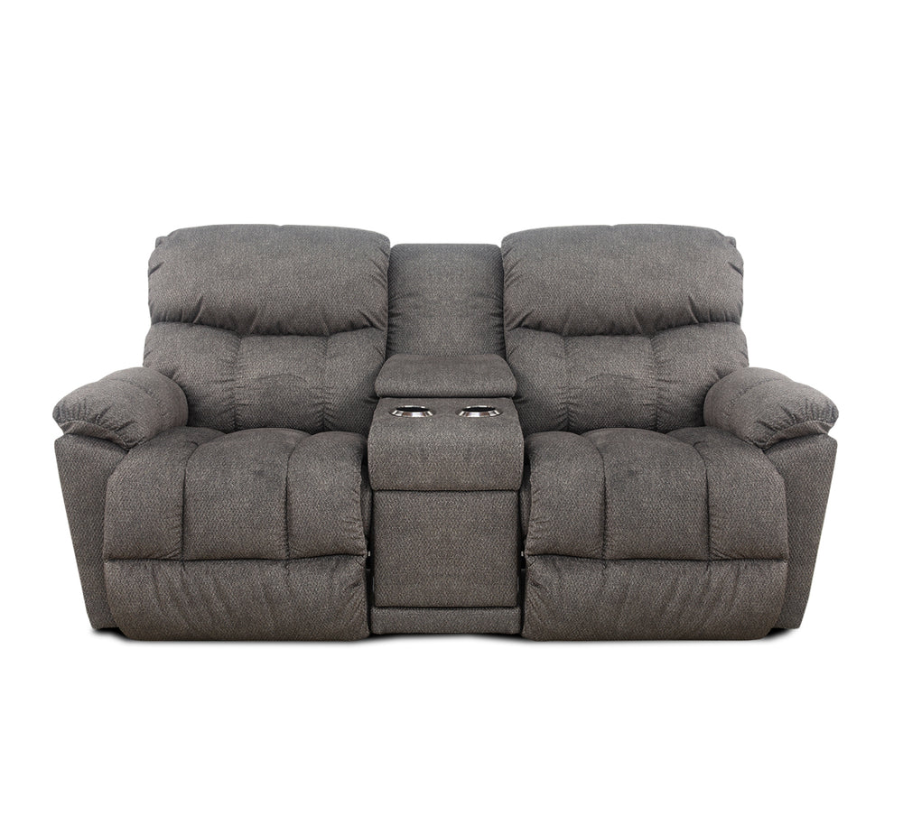 Aaron Power Console Loveseat with Power Headrests