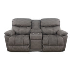 Aaron Power Console Loveseat with Power Headrests