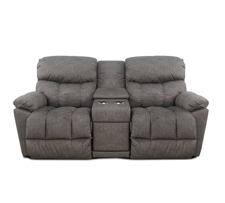 Aaron Power Console Loveseat with Power Headrests