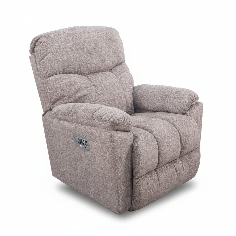 Aaron Mushroom La-Z-boy Triple Power Rocker Recliner