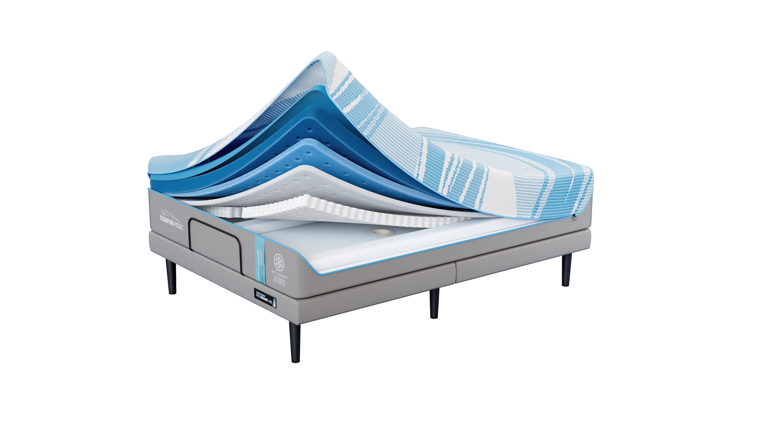 Tempur-Pedic Active Breeze Queen Smart Bed – Kane's Furniture