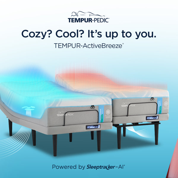 Tempur-Pedic Active Breeze Queen Smart Bed