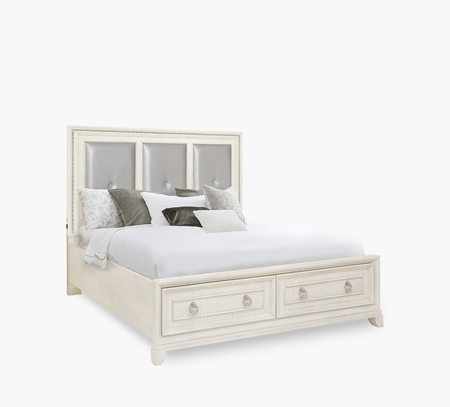 Orleans Queen Lighted Storage Bed