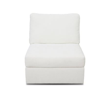 Silla sin brazos Arlo Ivory