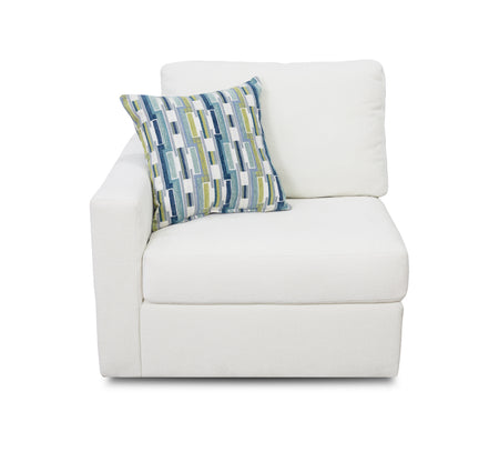 Sillón Arlo Ivory con brazo izquierdo