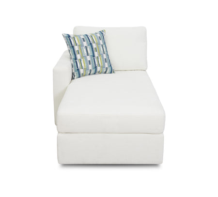 Arlo Ivory Left Arm Chaise