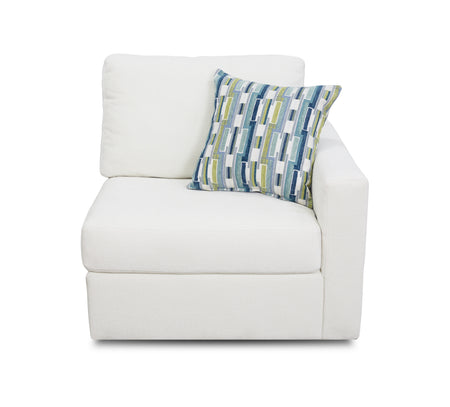 Sillón Arlo Ivory con brazo derecho